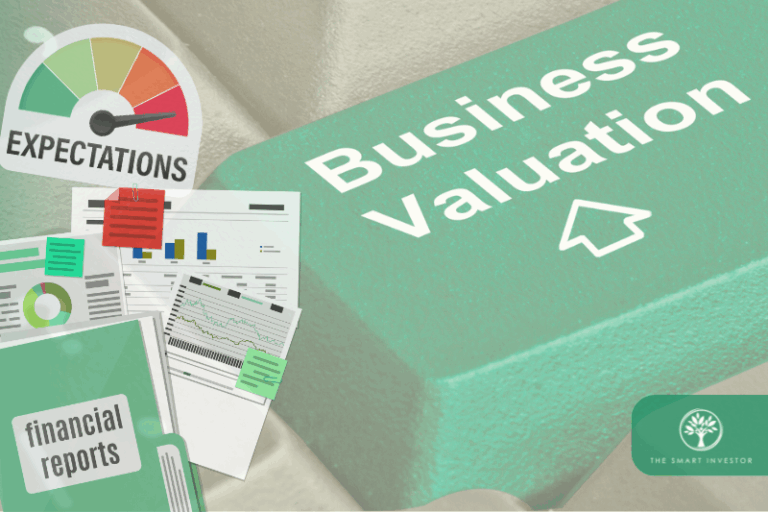 Expectations, Business Valuation, Financial reports, Stock Market | Image credit: The Smart Investor