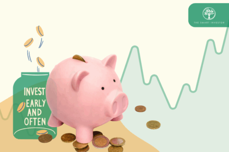 Invest Early and Often, Piggy bank, Coins | Image credit: The Smart Investor
