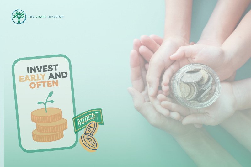 S$200 a Month for Your Child: How Much Could It Become by Age 21? Invest, Hands, Coins, Invest | Image credit: The Smart Investor
