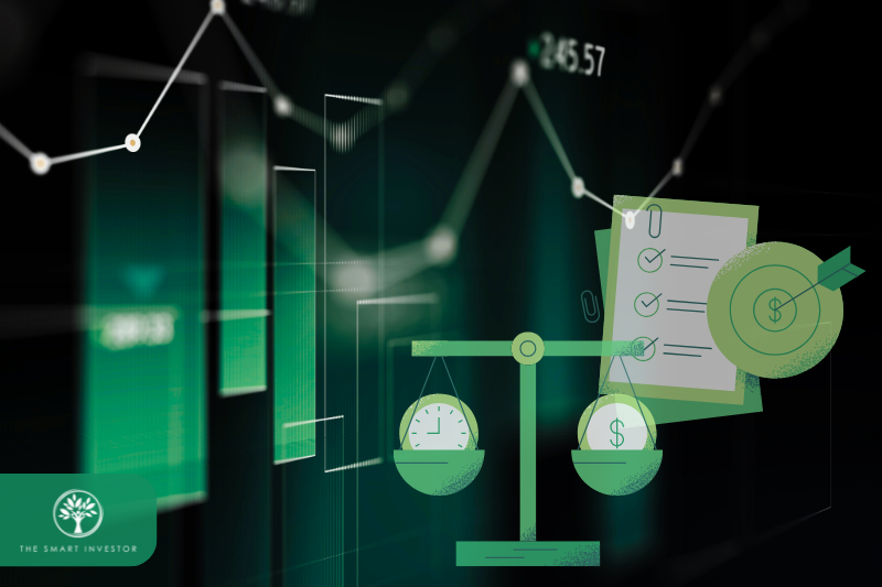 How to Combine ETFs and Singapore Stocks for a Balanced Portfolio Weighing Scale, Balance, Time, Money, Accomplish goal, Hit target | Image credit: The Smart Investor