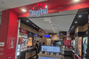 Singtel (Pic by Rachel)