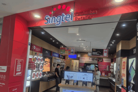 Singtel (Pic by Rachel)