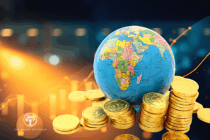 Globe, invest, coins, diversify, invest globally
