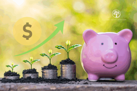 A Step-by-Step Plan for Reaching S$1,000 Monthly Payouts Before Age 40 piggy, dividend, investing, grow, increase, arrow up, plant