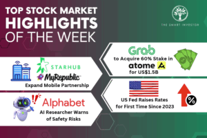 Top Stock Market Highlights of the Week: Grab, StarHub, the US Federal Reserve and Alphabet