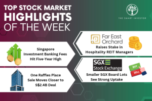 Top Stock Market Highlights of the Week: Far East Orchard, Investment Banking Fees, SGX Board Lots and One Raffles Place