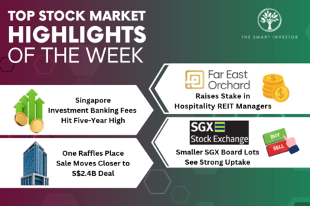 Top Stock Market Highlights of the Week: Far East Orchard, Investment Banking Fees, SGX Board Lots and One Raffles Place